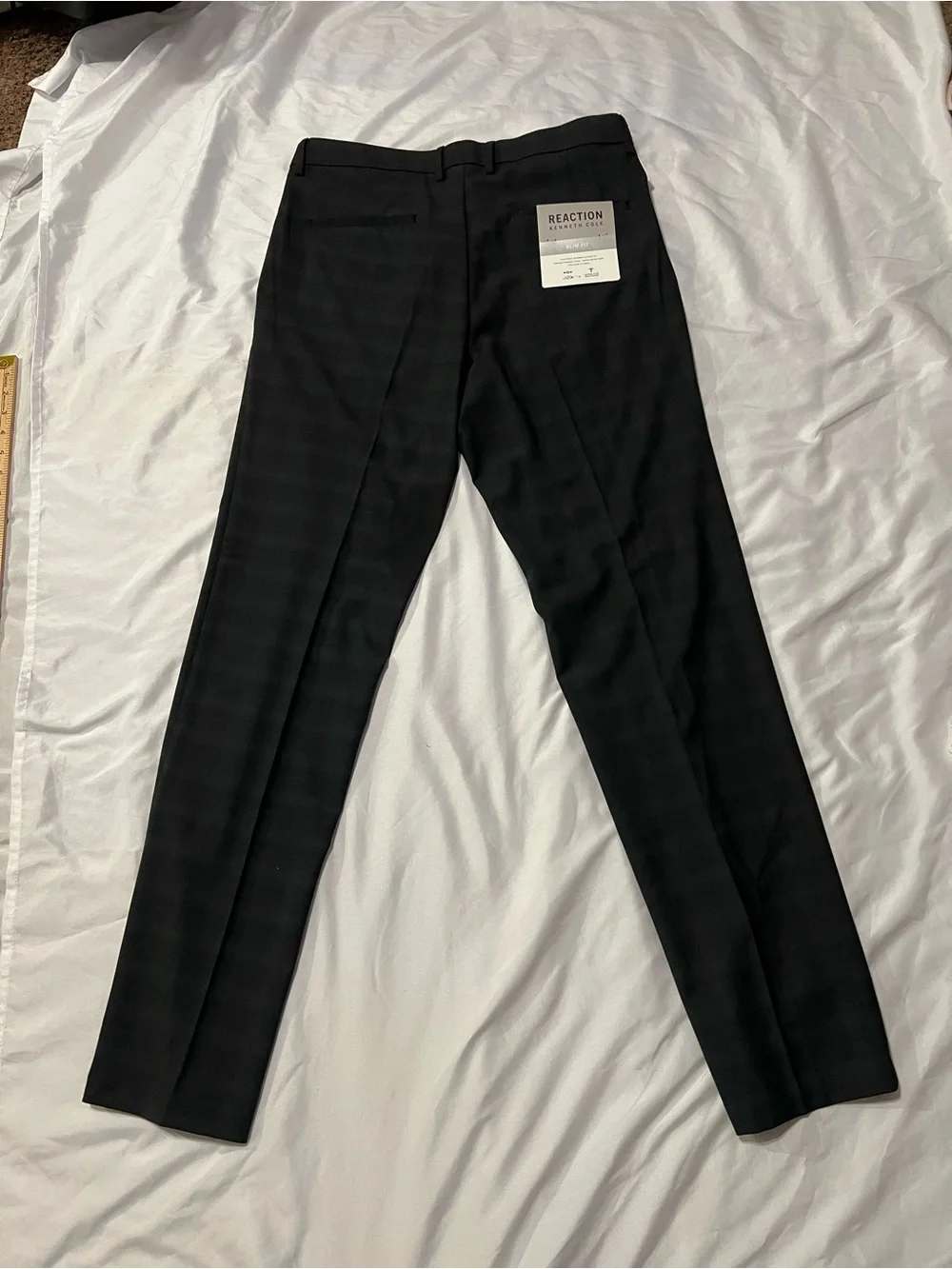 Kenneth Cole Slim Black Dress Pants
